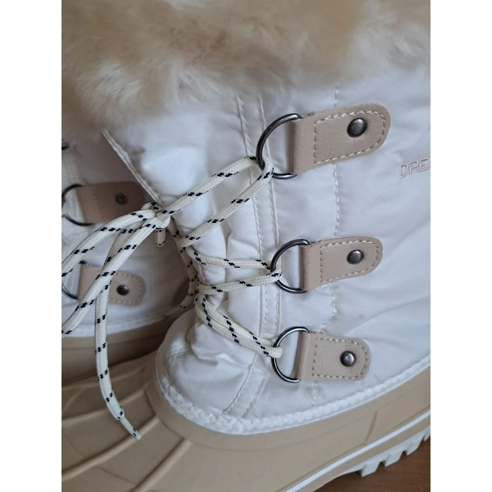 Dream Pairs Girl's Boy's Waterproof Winter Ankle Boots Zip Faux Fur Forester 5.0